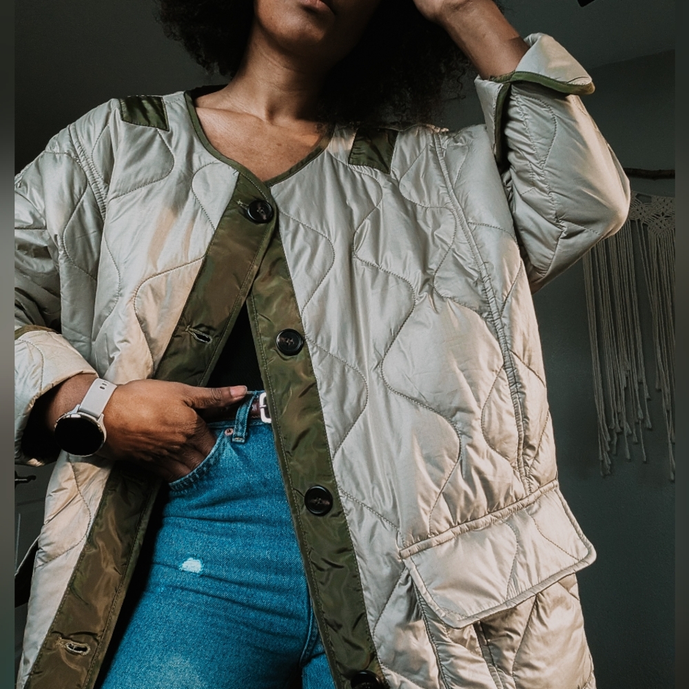 Commense Women's Quilted Puffer Jacket - Picture 3 of 8